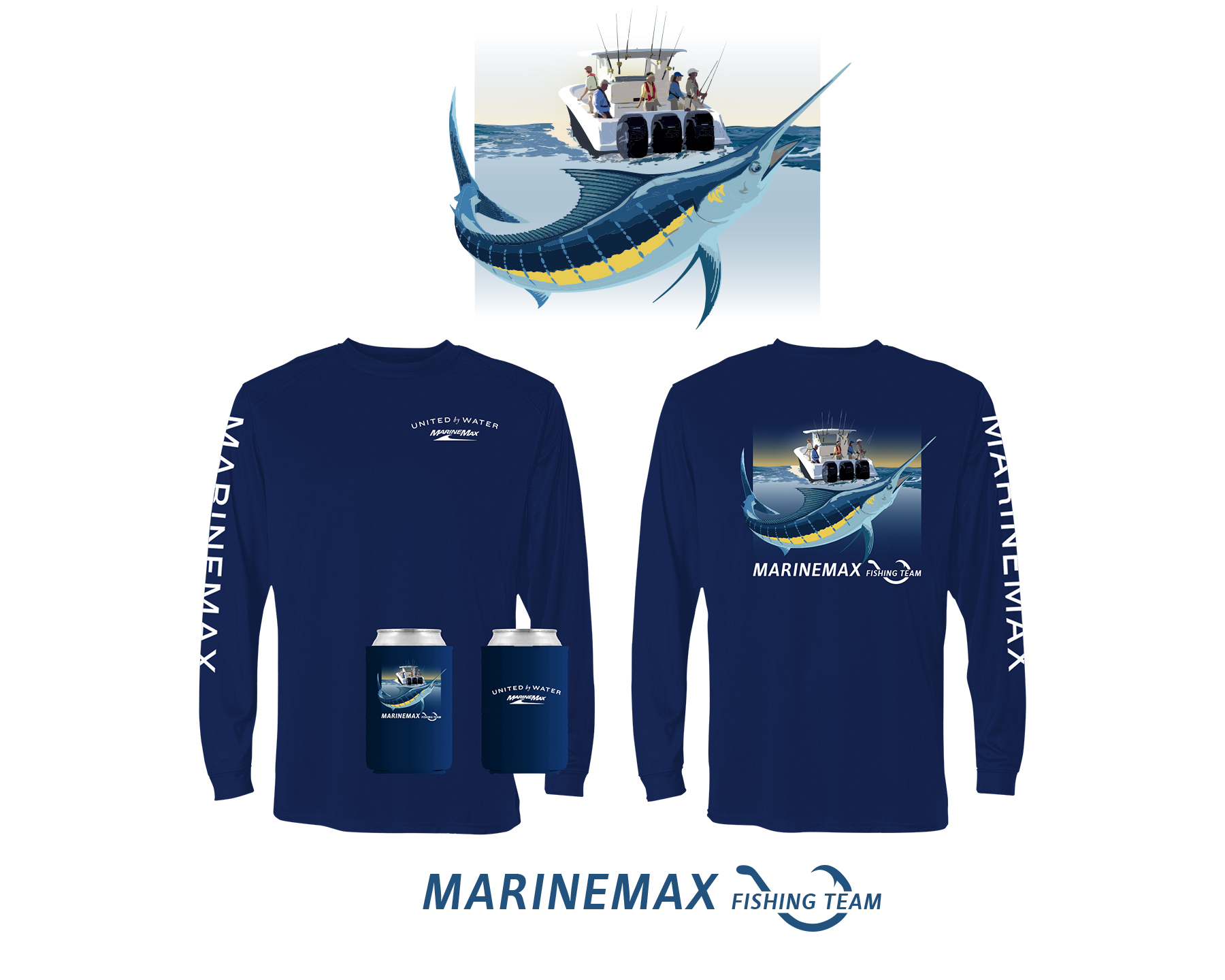 MarineMax Fishing Team Branding