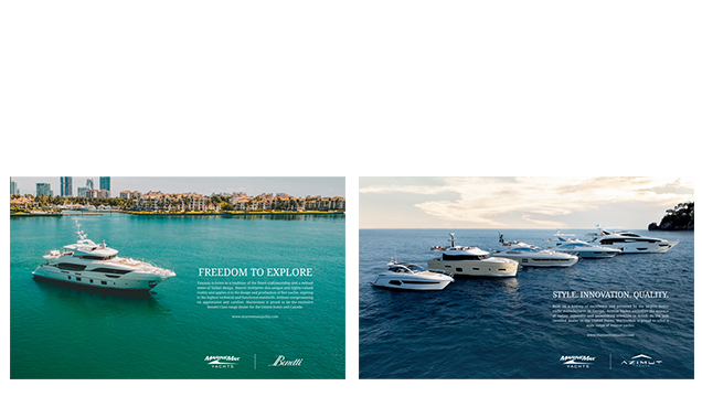 MarineMax Spread Print Ads